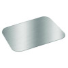 Foil Laminated Board Lid For Take Out Containers, 6.25 x 8.37, White/Silver, Paper, 500/Carton