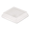 Plastic Dome Lid, 8.25 x 8.25 x 1.5, Clear, 500/Carton