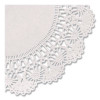 Cambridge Lace Doilies, Round, 4", White, 10,000/Carton