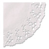 Kenmore Lace Doilies, Round, 14.5", White, 1,000/Carton