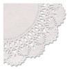 Kenmore Lace Doilies, Round, 16.5", White, 500/Carton
