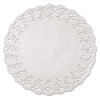 Kenmore Lace Doilies, Round, 16.5", White, 500/Carton