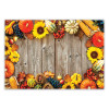 Placemats, Three Autumn Days Photo Designs, Smooth Surface, Straight Edges, 14" x 10", Multicolor, 1,000/Carton