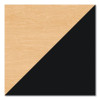 Teachers Pedestal Desks, One Right-Hand Pedestal: Box/File Drawers, 48" x 30" x 29.5", Maple/Black