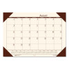 Ecotones Recycled Academic Desk Pad Calendar, 18.5 x 13, Cream Sheets, Brown Corners, 12-Month (Aug To July): 2025 To 2026