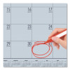 Ecotones Recycled Academic Desk Pad Calendar, 18.5 x 13, Orchid Sheets, Cordovan Corners, 12-Month (Aug To July): 2025-2026