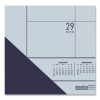 Ecotones Recycled Academic Desk Pad Calendar, 18.5 x 13, Orchid Sheets, Cordovan Corners, 12-Month (Aug To July): 2025-2026