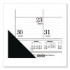 Recycled One-Color Refillable Monthly Desk Pad Calendar, 22 x 17, White Sheets, Black Binding/Corners,12-Month(Jan-Dec): 2026