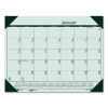 Ecotones Recycled Monthly Desk Pad Calendar, 22 x 17, Green-Tint/Woodland Green Sheets/Corners, 12-Month (Jan To Dec): 2026