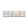 Recycled Desk Pad Calendar, Illustrated Seasons Artwork, 18.5 x 13, Black Binding/Corners,12-Month (Jan To Dec): 2026