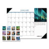 Earthscapes Scenic Desk Pad Calendar, Scenic Photos, 18.5 x 13, White Sheets, Black Binding/Corners,12-Month (Jan-Dec): 2026