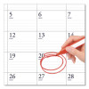 Recycled Two-Color Monthly Desk Pad Calendar, 22 x 17, Perforated White/Blue/Gray Sheets, 12-Month (Jan-Dec): 2026