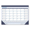 Recycled Contempo Desk Pad Calendar, 18.5 x 13, White/Blue Sheets, Blue Binding, Blue Corners, 12-Month (Jan To Dec): 2026