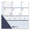 Recycled Contempo Desk Pad Calendar, 18.5 x 13, White/Blue Sheets, Blue Binding, Blue Corners, 12-Month (Jan To Dec): 2026