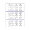Recycled Wildflower Weekly/Monthly Planner, Wildflower Artwork, 11 x 8.5, Gray/White/Purple Cover, 12-Month (Jan-Dec): 2026
