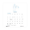 Recycled Academic Zodiac Wall Calendar, 11 x 14, Multicolor Sheets, 12-Month (Aug To July): 2025 To 2026