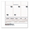 Bar Harbor Recycled Wirebound Monthly Wall Calendar, 15.5 x 22, White/Blue/Gray Sheets, 12-Month (Jan-Dec): 2026