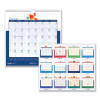 Recycled Seasonal Wall Calendar, Illustrated Seasons Artwork, 12 x 12, 12-Month (Jan To Dec): 2026