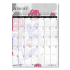 Recycled Wild Flower Wall Calendar, Wild Flowers Artwork, 12 x 16.5, White/Multicolor Sheets, 12-Month (Jan To Dec): 2026