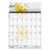 Recycled Wild Flower Wall Calendar, Wild Flowers Artwork, 12 x 16.5, White/Multicolor Sheets, 12-Month (Jan To Dec): 2026