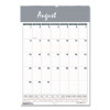 Academic Year Bar Harbor Recycled Wirebound Monthly Wall Calendar, 15.5 x 22, White/Blue Sheets, 12-Month(Aug-July):2025-2026