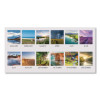 Earthscapes Recycled Desk Tent Monthly Calendar, Scenic Photography, 8.5 x 4.5, White Sheets, 12-Month (Jan To Dec): 2026