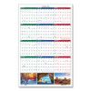 Earthscapes Recycled Reversible/Erasable Yearly Wall Calendar, Nature Photos, 24 x 37, White Sheets, 12-Month (Jan-Dec): 2026