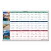 Earthscapes Recycled Reversible/Erasable Yearly Wall Calendar, Nature Photos, 24 x 37, White Sheets, 12-Month (Jan-Dec): 2026
