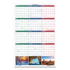 Earthscapes Recycled Reversible/Erasable Yearly Wall Calendar, Nature Photos, 18 x 24, White Sheets, 12-Month (Jan-Dec): 2026