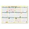 Recycled Seasonal Laminated Wall Calendar, Illustrated Seasons Artwork, 24 x 37, 12-Month (Jan To Dec): 2026