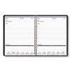 Recycled Meeting Note Planner, 11 x 8.5, Black Cover, 12-Month (Jan To Dec): 2026