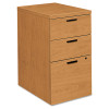10500 Series Mobile Pedestal File, Left Or Right, 3-Drawers: Box/Box/File, Legal/Letter, Harvest, 15.75" X 22.75" X 28"