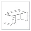 10500 Series Single Pedestal Desk, Left Pedestal: Box/Box/File, 66" x 30" x 29.5", Pinnacle