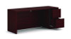 10500 Series Full-Height Right Pedestal Credenza, 72w X 24d X 29.5h, Mahogany