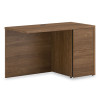 10500 Series Return With Full-Height Pedestal, Right, 48" x 24" x 29.5", Pinnacle