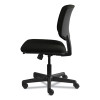 Volt Series Leather Task Chair With Synchro-Tilt, Supports Up To 250 Lb, 18" To 22.25" Seat Height, Black