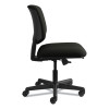 Volt Series Leather Task Chair With Synchro-Tilt, Supports Up To 250 Lb, 18" To 22.25" Seat Height, Black