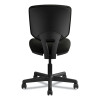 Volt Series Leather Task Chair With Synchro-Tilt, Supports Up To 250 Lb, 18" To 22.25" Seat Height, Black