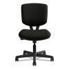 Volt Series Leather Task Chair With Synchro-Tilt, Supports Up To 250 Lb, 18" To 22.25" Seat Height, Black