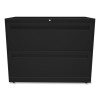 Brigade 700 Series Lateral File, 2 Legal/Letter-Size File Drawers, Black, 36" X 18" X 28"