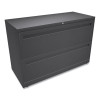 Brigade 700 Series Lateral File, 2 Legal/Letter-Size File Drawers, Charcoal, 42" X 18" X 28"