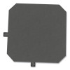 Between Seated-Height X-Base For 30" To 36" Table Tops, 26.18w x 29.57h, Black