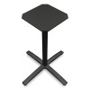 Between Seated-Height X-Base For 30" To 36" Table Tops, 26.18w x 29.57h, Black