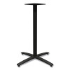 Between Standing-Height X-Base For 42" Table Tops, 32.68w x 41.12h, Black