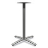 Between Standing-Height X-Base For 42" Table Tops, 32.68w x 41.12h, Silver