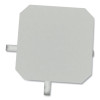 Between Standing-Height X-Base For 42" Table Tops, 32.68w x 41.12h, Silver