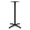 Between Standing-Height X-Base For 30" To 36" Table Tops, 26.18w x 41.12h, Black