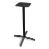 Between Standing-Height X-Base For 30" To 36" Table Tops, 26.18w x 41.12h, Black