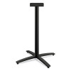 Between Standing-Height X-Base For 30" To 36" Table Tops, 26.18w x 41.12h, Black