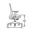 Flexion Mesh Back Task Chair, Supports Up To 300Lb, 14.81" To 19.7" Seat Height, Black Seat/Back/Base